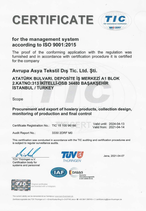 DIN EN ISO 9001:2015